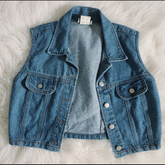 Niki-Lee California Jackets & Blazers - Women’s Vintage Denim Blue Jean Vest size L
